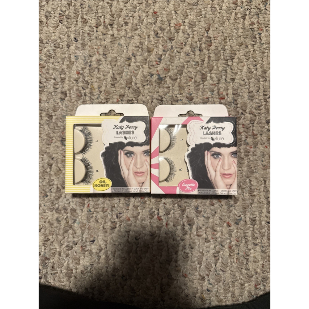 NEW Katy Perry X Eylure Reusable False Lashes Lot Bundle Oh Honey Sweetie Pie